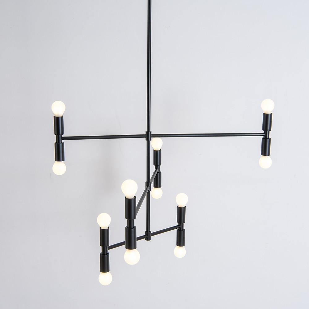 12 Bulbs Adjustable Modern Pendant Lights - LED Taavita Metal Design